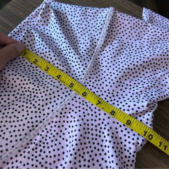 ❤️ Evolution and Creation Lavender and Black Polka Dot Fabric S - Picture 9 of 11